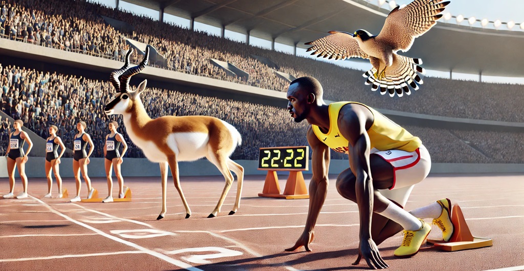 Olimpiada animalelor - recorduri de viteză în natură
